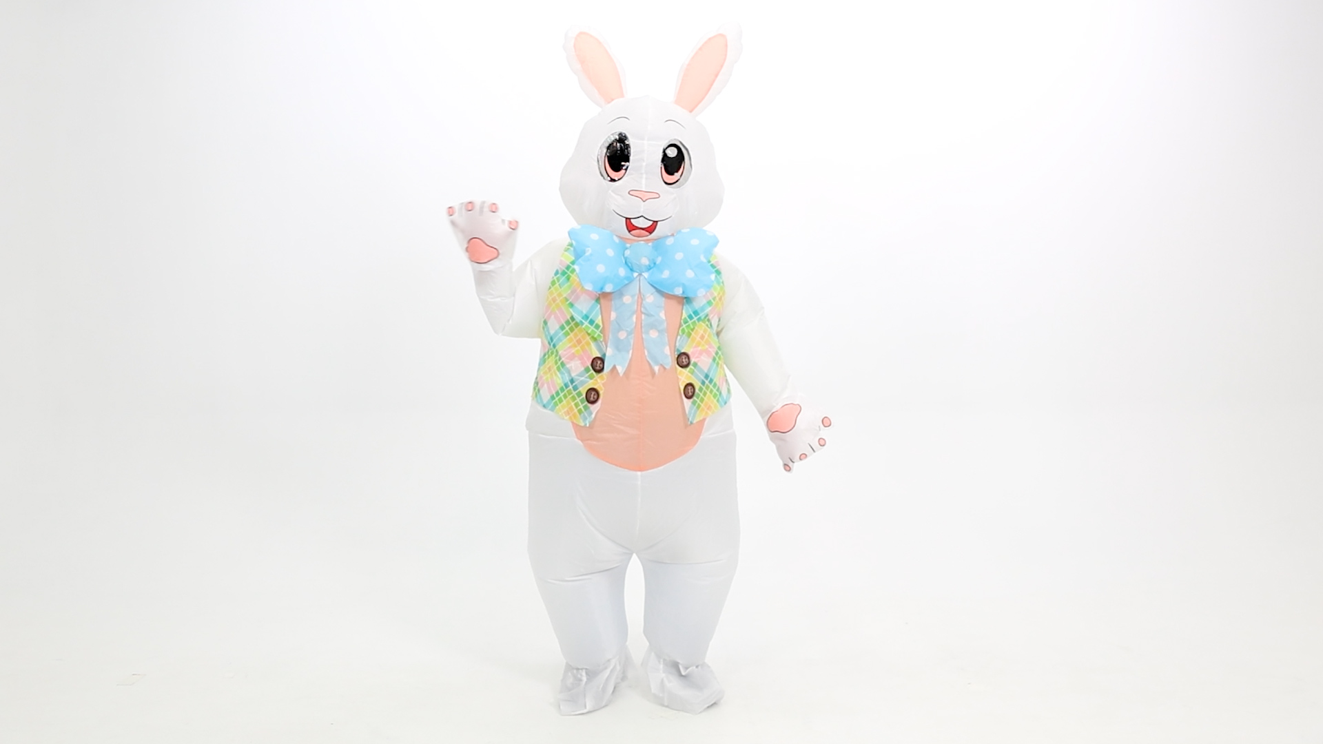 FUN4823AD Inflatable Easter Bunny Costume for Adults